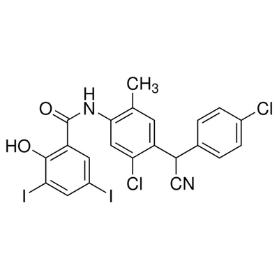 CAS# 57808-65-8 Closantel EINECS-No 260-967-1 99,0%min